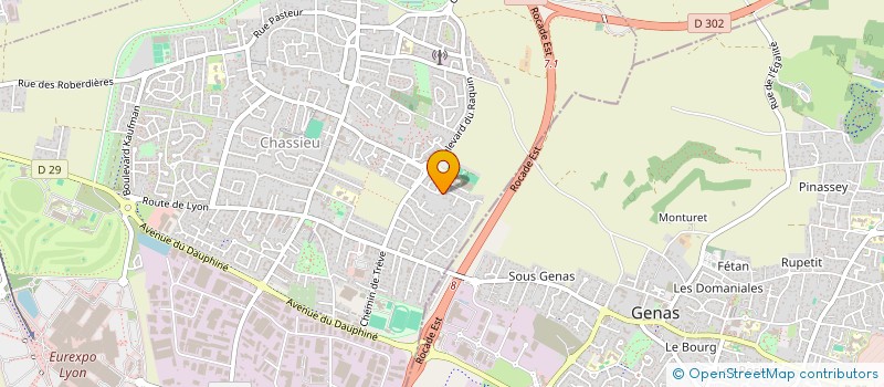localisation de l'entreprise ARTNICKEL à CHASSIEU