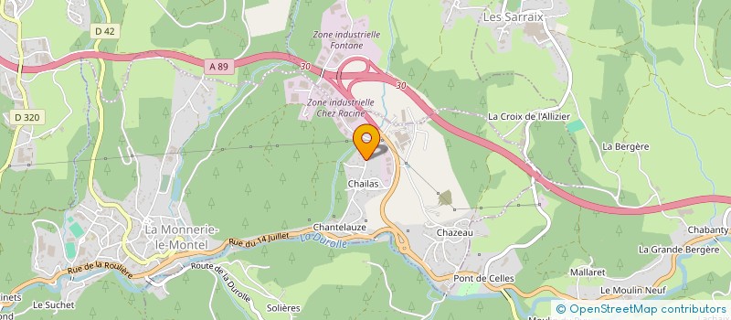 localisation de l'entreprise ARTO à LA MONNERIE-LE-MONTEL