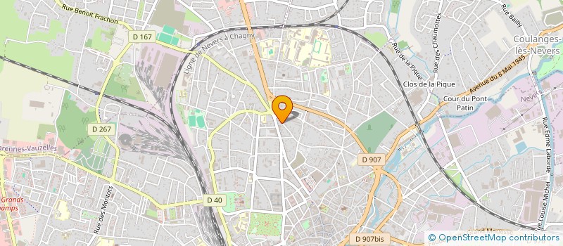 localisation de l'entreprise ARTO à NEVERS