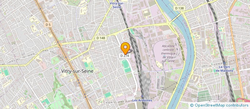 localisation de l'entreprise ARTO-DIFFUSION  VITRY-SUR-SEINE