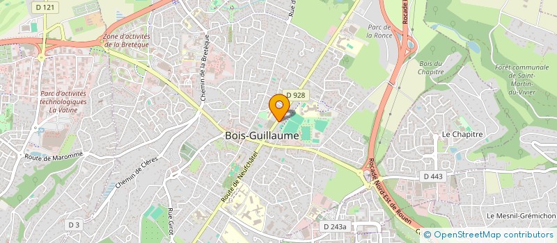 localisation de l'entreprise ARTOGREEN à BOIS-GUILLAUME