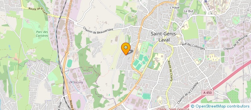 localisation de l'entreprise ARTOIS  SAINT-GENIS-LAVAL