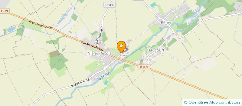 localisation de l'entreprise ARTOIS AGRI TRAVAUX à REMY