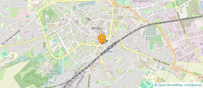 localisation de l'entreprise ARTOIS AUTO à ARRAS