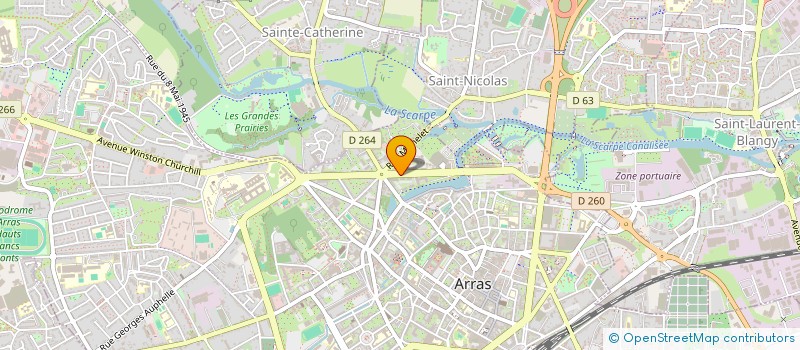 localisation de l'entreprise ARTOIS CONSEIL EN FINANCEMENT à ARRAS