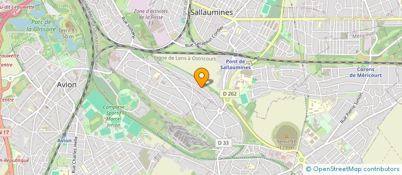 localisation de l'entreprise ARTOIS CONSTRUCTION AMENAGEMENT BATIMENT  SALLAUMINES