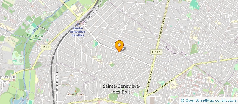 localisation de l'entreprise ARTOIS CUISINES SARL  SAINTE-GENEVIEVE-DES-BOIS