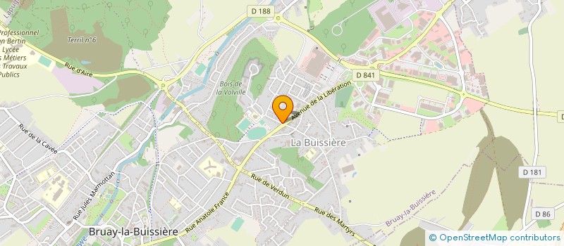 localisation de l'entreprise ARTOIS DOM SERVICE AGGLO à BRUAY-LA-BUISSIERE