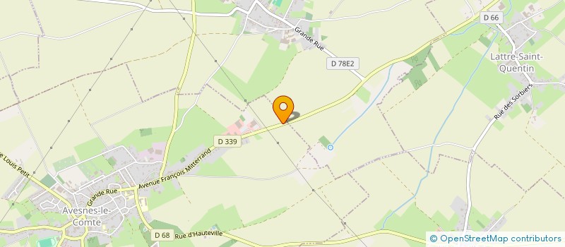 localisation de l'entreprise ARTOIS ECO PAILLE  AVESNES-LE-COMTE