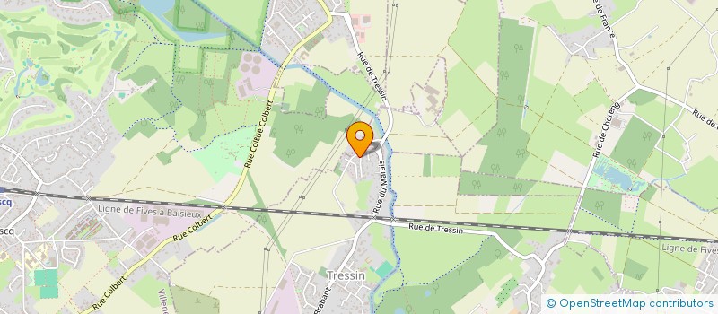 localisation de l'entreprise ARTOIS ELECTRICITE  TRESSIN