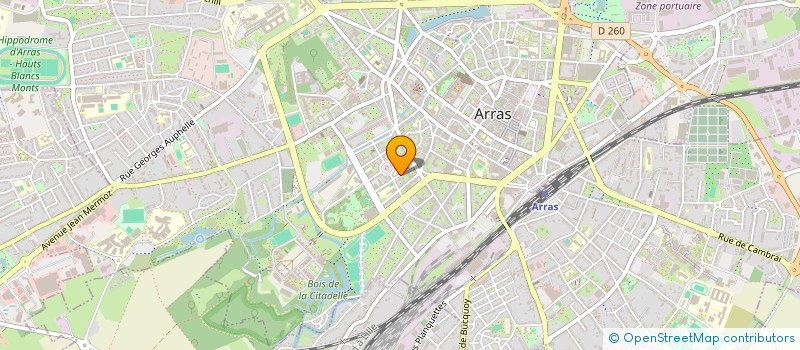 localisation de l'entreprise ARTOIS ENCHERES à ARRAS