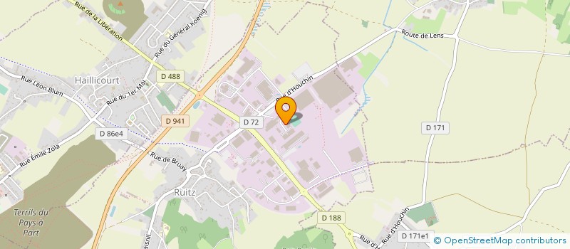 localisation de l'entreprise ARTOIS ENVIRONNEMENT  RUITZ