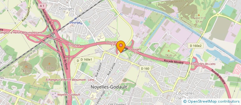 localisation de l'entreprise ARTOIS EXTRUSION à NOYELLES GODAULT