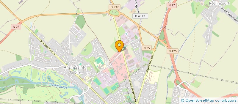 localisation de l'entreprise ARTOIS FLEURS à SAINTE-CATHERINE