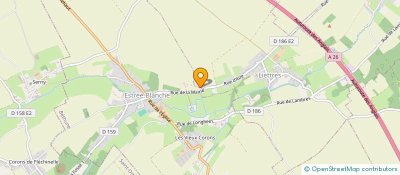 localisation de l'entreprise ARTOIS LYS PAYSAGES  LIETTRES