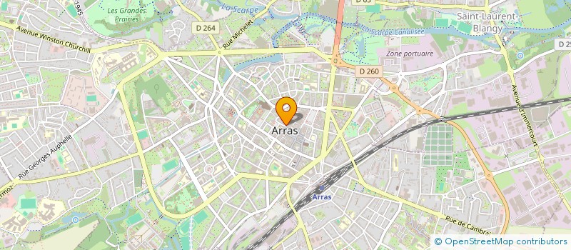 localisation de l'entreprise ARTOIS MAREE à ARRAS