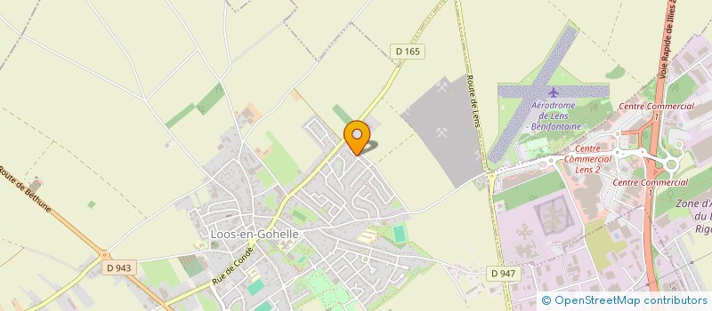 localisation de l'entreprise ARTOIS NOUVELLES TECHNOLOG INFORMATIQ à LOOS-EN-GOHELLE