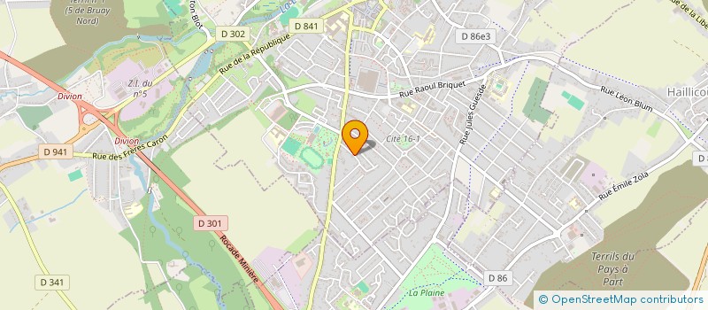 localisation de l'entreprise ARTOIS PECHE EN MER à BRUAY-LA-BUISSIERE