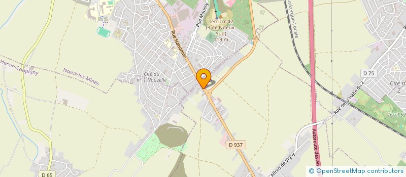 localisation de l'entreprise ARTOIS PRESTATIONS  SAINS-EN-GOHELLE