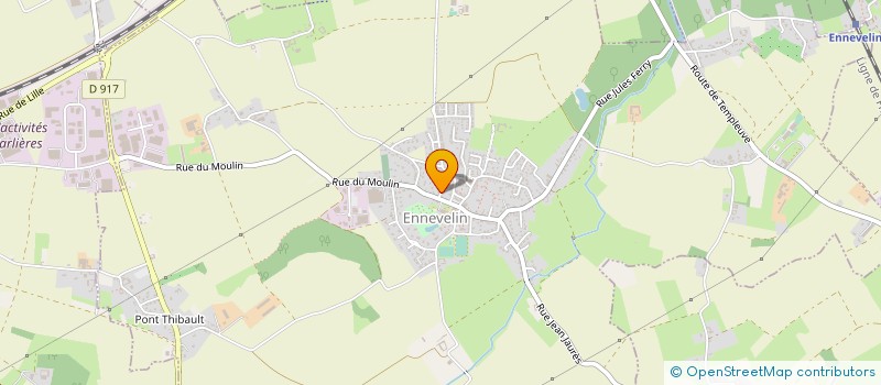 localisation de l'entreprise ARTOIS PVC à ENNEVELIN
