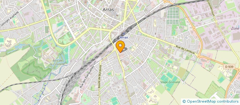 localisation de l'entreprise ARTOIS SAINT EXUPERY à ARRAS