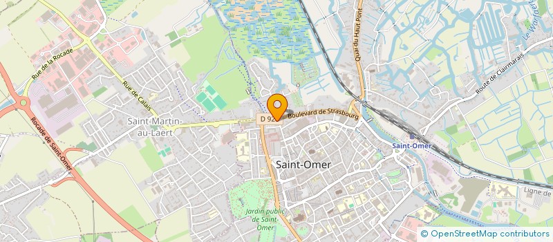 localisation de l'entreprise ARTOIS SERRURERIE à SAINT-OMER