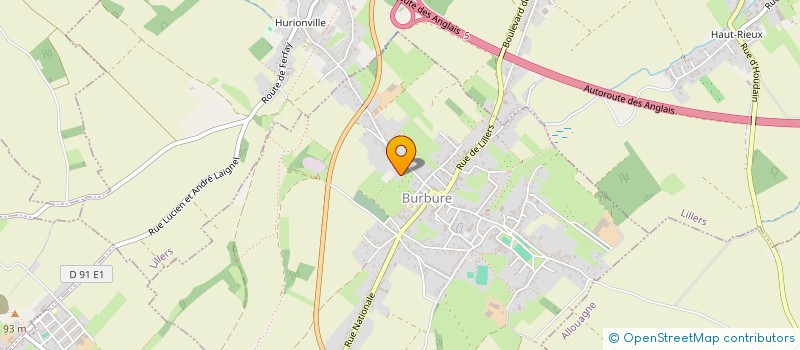 localisation de l'entreprise ARTOIS TRANSPORT & LOCATION  BURBURE