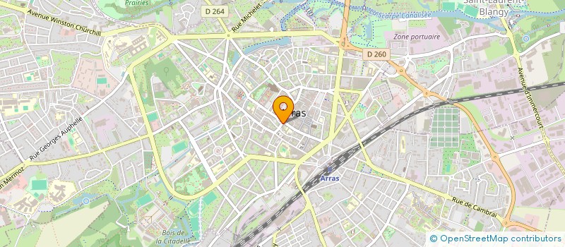 localisation de l'entreprise ARTOIS VIDEO à ARRAS