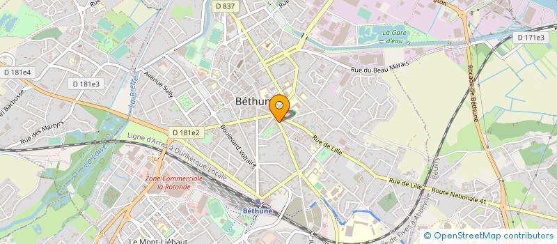 localisation de l'entreprise ARTOISDIAGIMO à BETHUNE