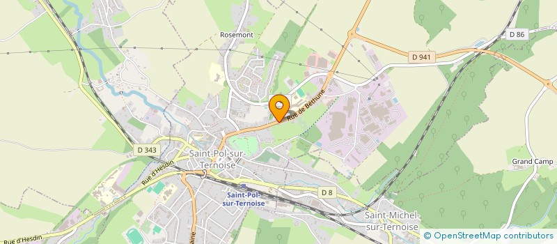 localisation de l'entreprise ARTOISWEB  SAINT-POL-SUR-TERNOISE