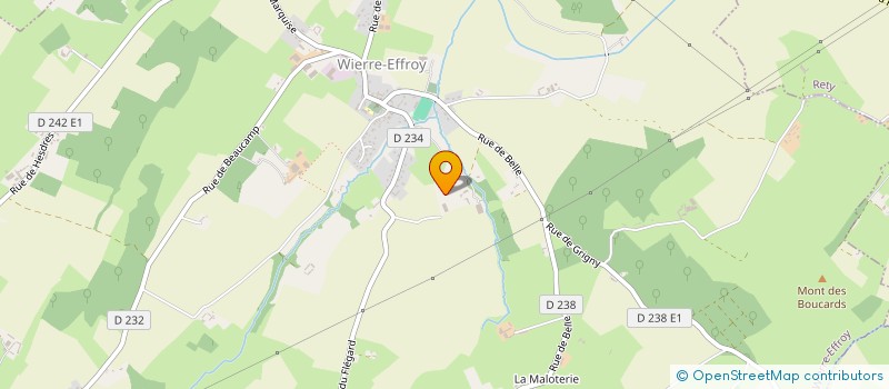 localisation de l'entreprise ARTOIT-RICHARD  WIERRE-EFFROY