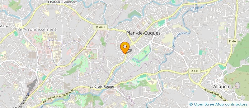 localisation de l'entreprise ARTOITURE à PLAN-DE-CUQUES