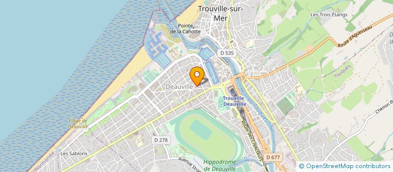localisation de l'entreprise ARTOL à DEAUVILLE
