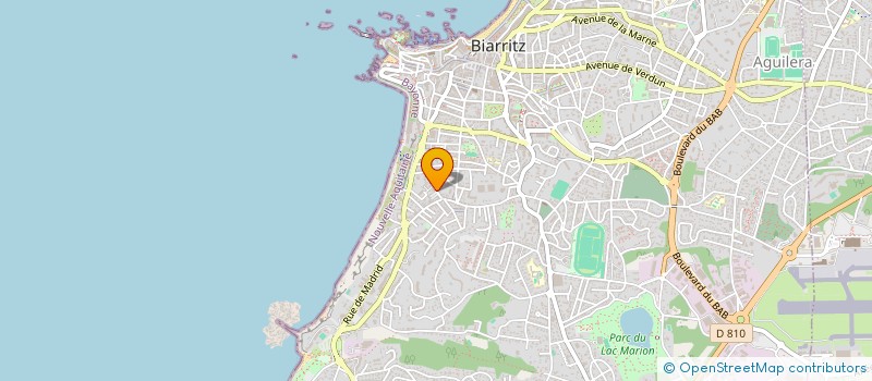localisation de l'entreprise ARTOLA IMMOBILIER à BIARRITZ