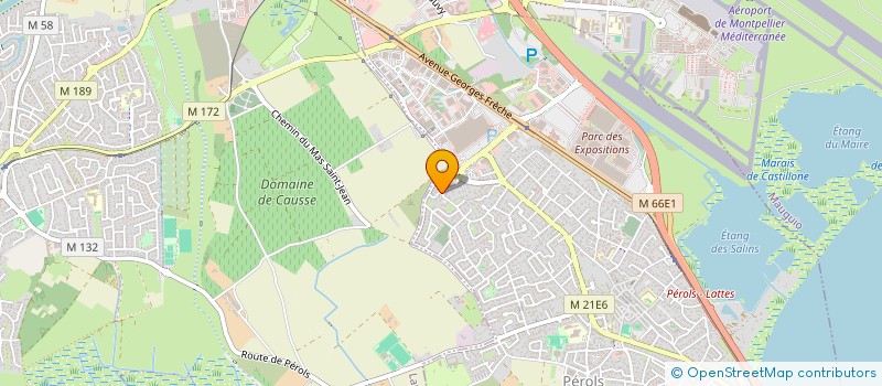 localisation de l'entreprise ARTOMA  PEROLS