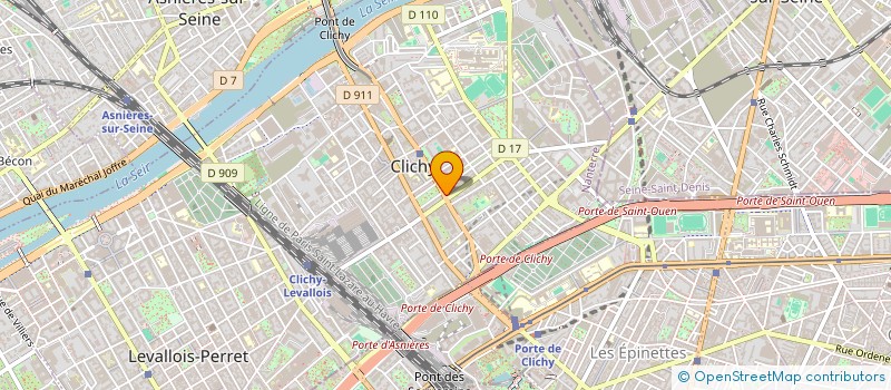 localisation de l'entreprise ARTONIC à CLICHY