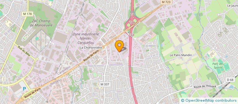 localisation de l'entreprise ARTOP RENOVATION  SAINTE-LUCE-SUR-LOIRE