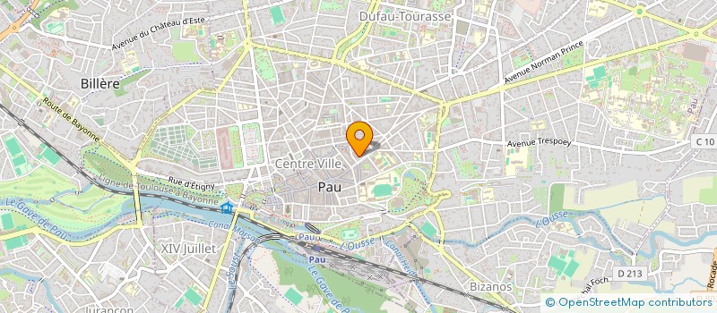 localisation de l'entreprise ARTOPAU à PAU