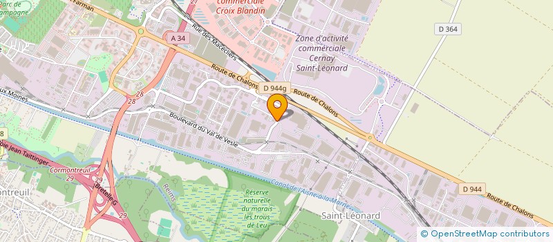 localisation de l'entreprise ARTOPIA  REIMS