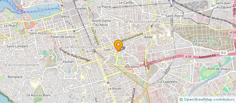 localisation de l'entreprise ARTOS à MARSEILLE