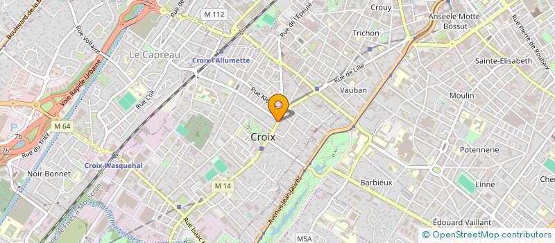 localisation de l'entreprise ARTOSSE à CROIX