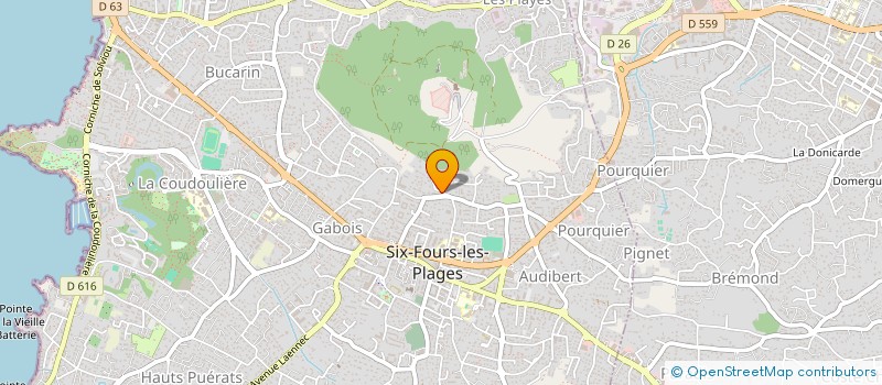 localisation de l'entreprise ARTOTAF à SIX-FOURS-LES-PLAGES