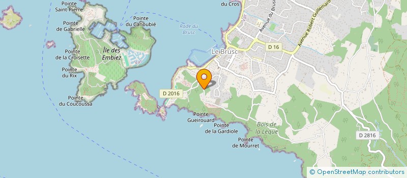localisation de l'entreprise ARTOUCOURT à SIX-FOURS-LES-PLAGES