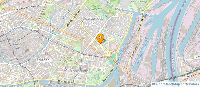 localisation de l'entreprise ARTOUTIM à STRASBOURG