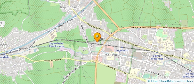 localisation de l'entreprise ARTOVA  WINTZENHEIM