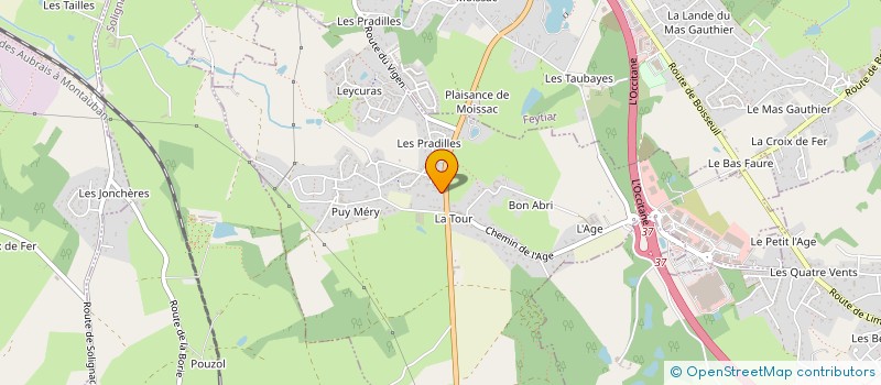 localisation de l'entreprise ARTP à BEYNAC