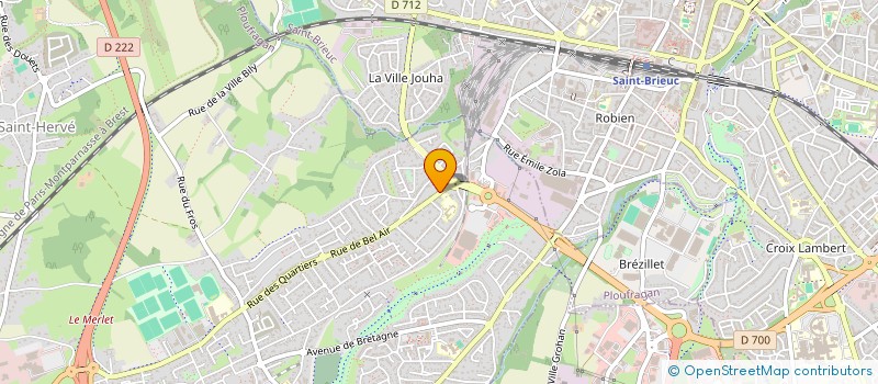 localisation de l'entreprise ARTP  PLOUFRAGAN