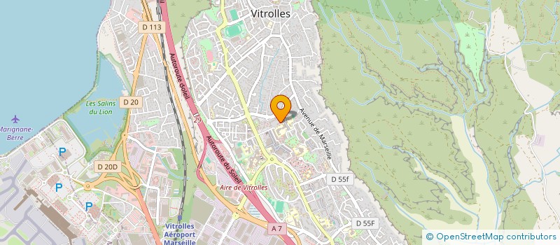 localisation de l'entreprise ARTP BAT' à VITROLLES