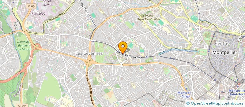 localisation de l'entreprise ARTPENTE LE MONDE à MONTPELLIER