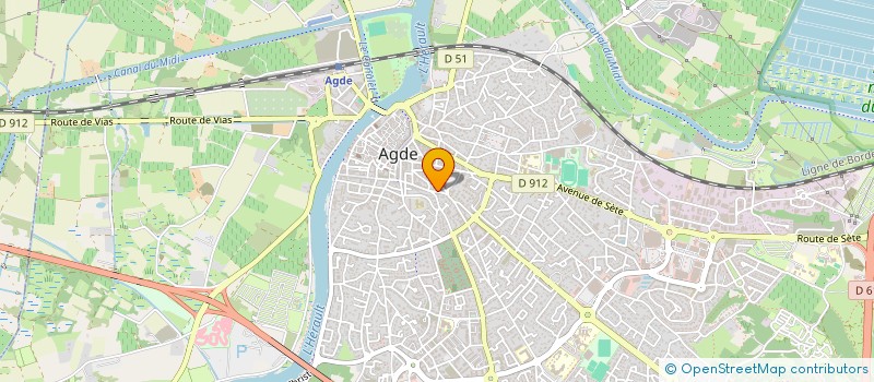 localisation de l'entreprise ARTPI  AGDE
